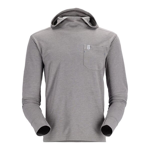 Simms Henry's Fork Hoody Men's in Steel Heather